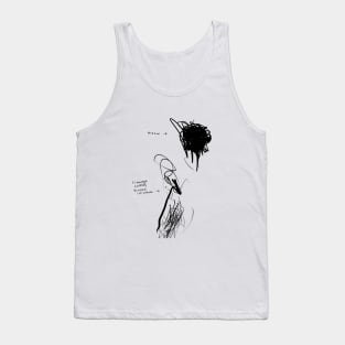 Scribble tee Tank Top